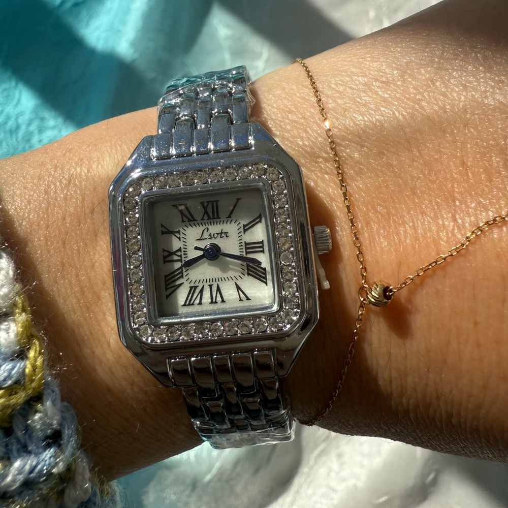 Panthere watch Greats Women's Silver Watch with Blue Accents - Picture 3 of 10